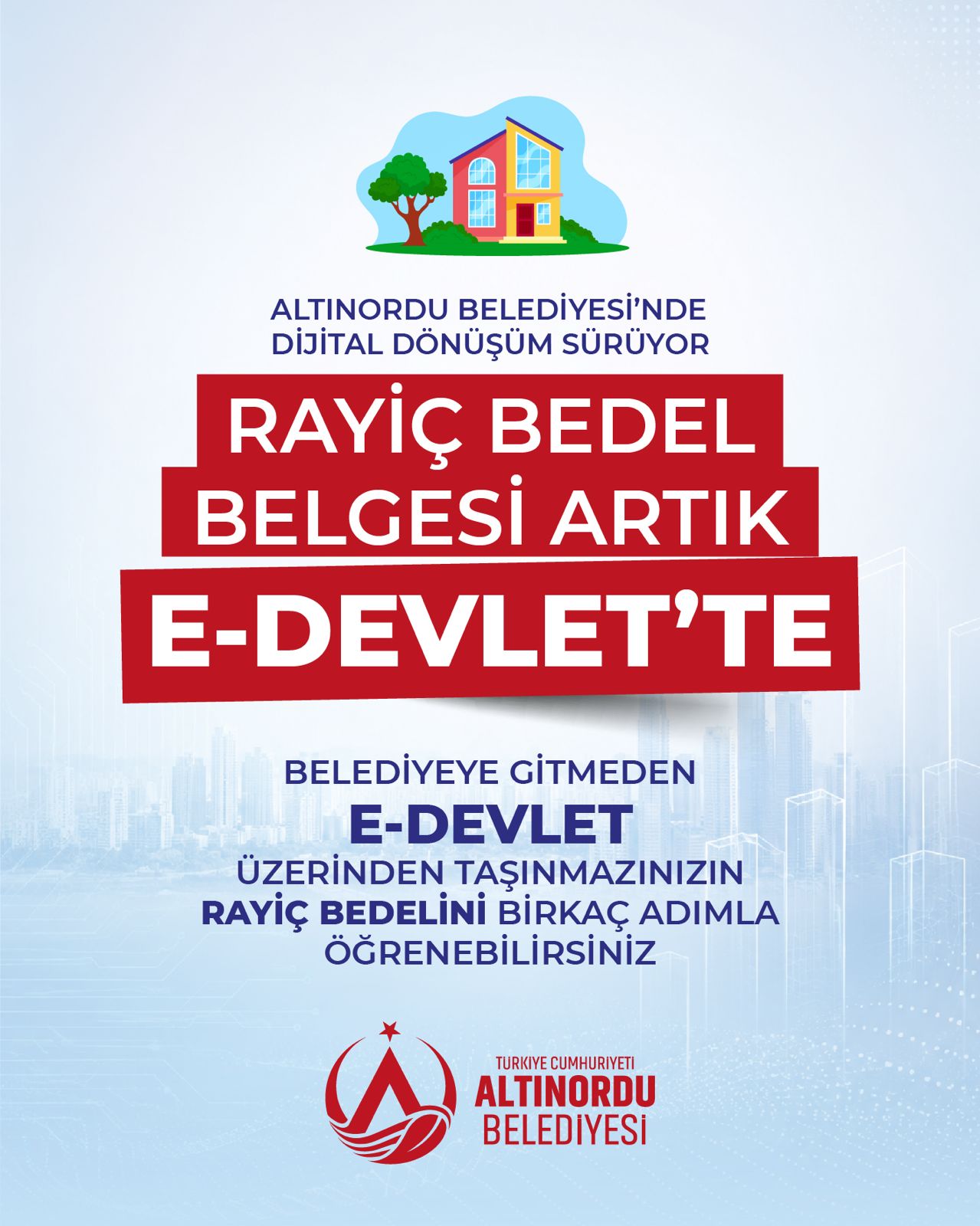 RAYİÇ BEDEL BELGESİ E-DEVLET’TEN ALINABİLECEK