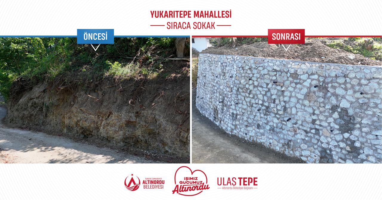 Başkan Tepe Sıraca Sokakta Asırlık Soruna Nokta Koydu