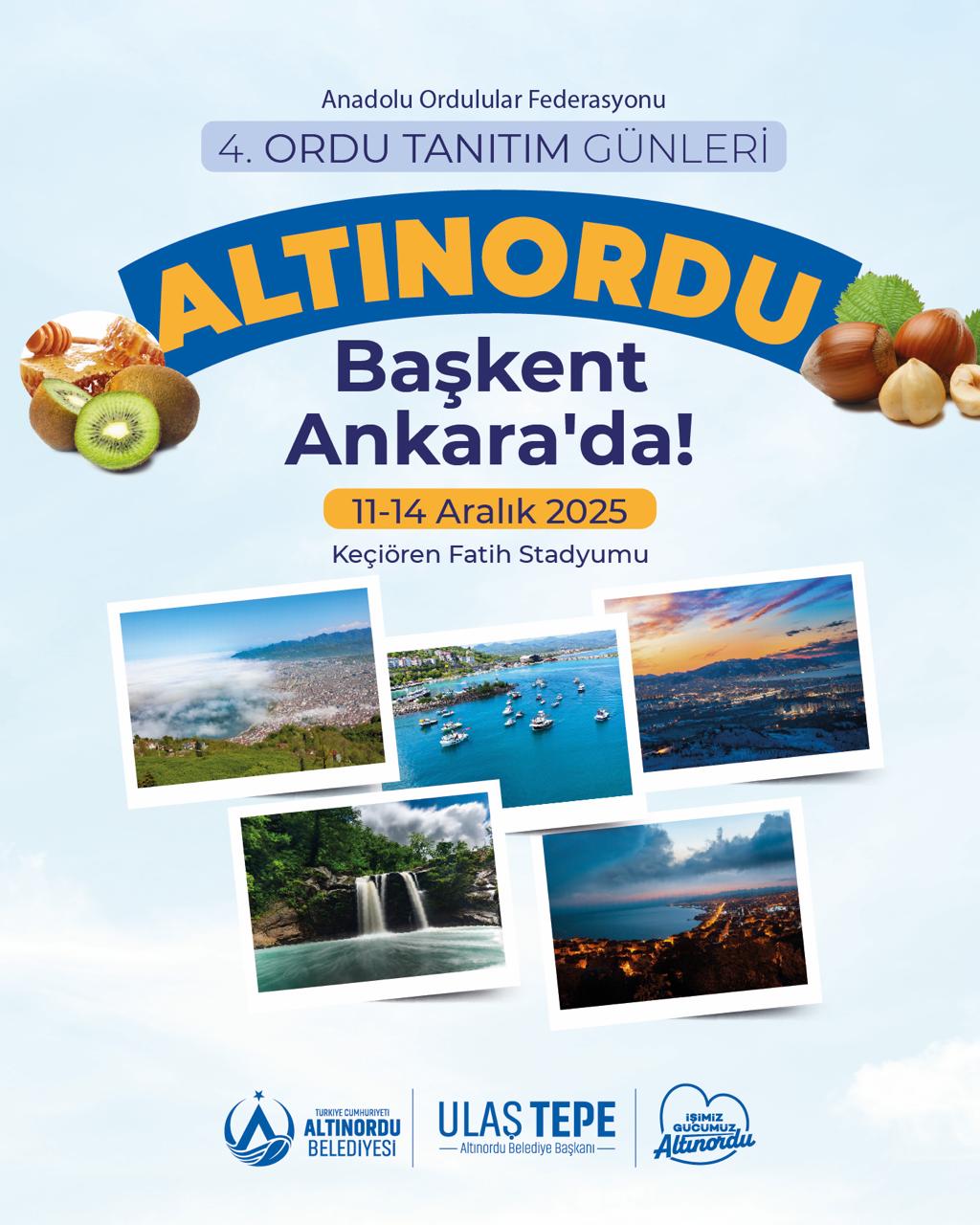 ALTINORDU BELEDİYESİ BAŞKENTTE