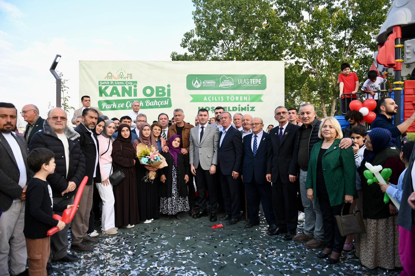 ŞEHİT KANİ OBİ PARK VE ÇOCUK BAHÇESİ HİZMETE AÇILDI