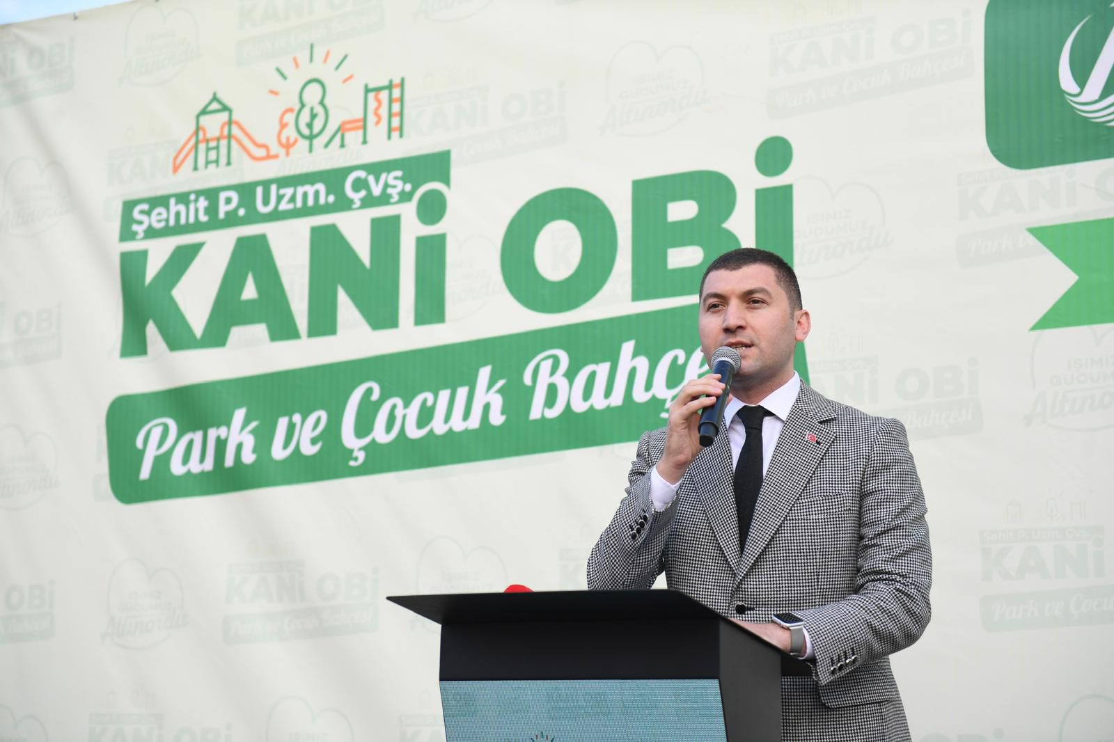 ŞEHİT KANİ OBİ PARK VE ÇOCUK BAHÇESİ HİZMETE AÇILDI