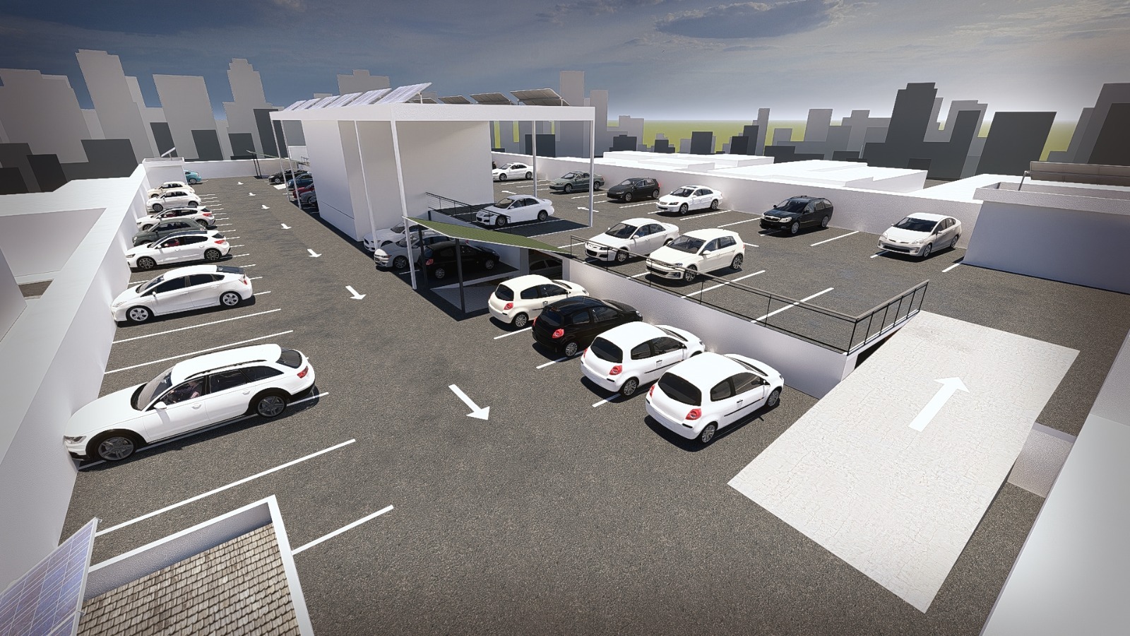 İKİNCİ SANAYİ SİTESİNE 4 KATLI MODERN OTOPARK GÖRÜCÜYE ÇIKTI