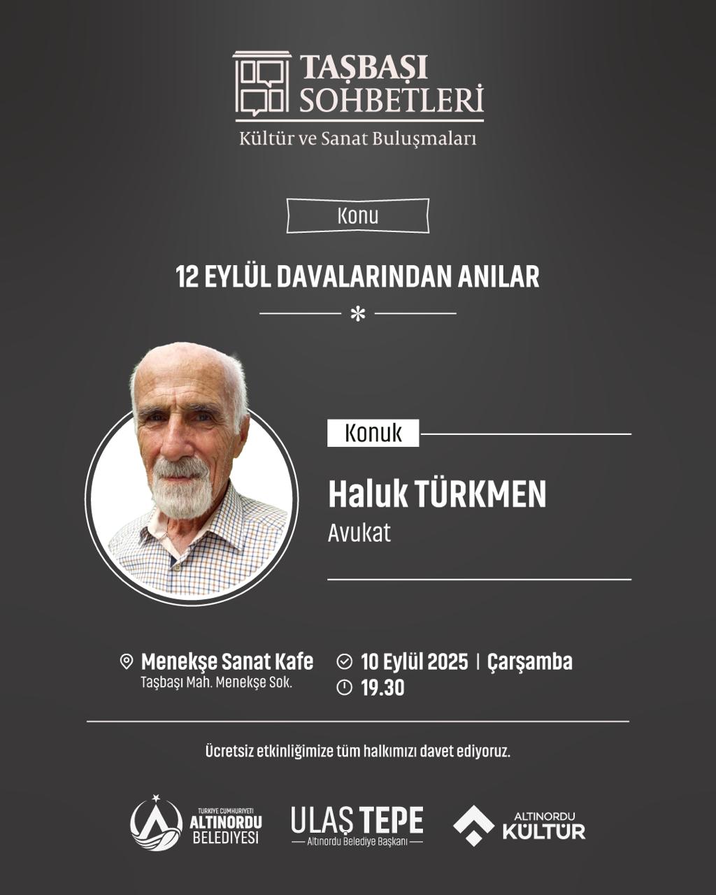 TAŞBAŞI’NDA BU HAFTA 12 EYLÜL DARBESİ KONUŞULACAK