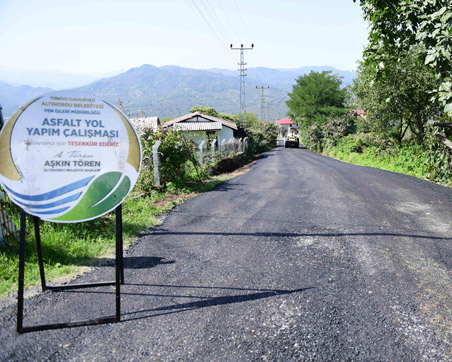 ALTINORDU BELEDİYEMİZDEN BOZTEPE’YE SICAK ASFALT