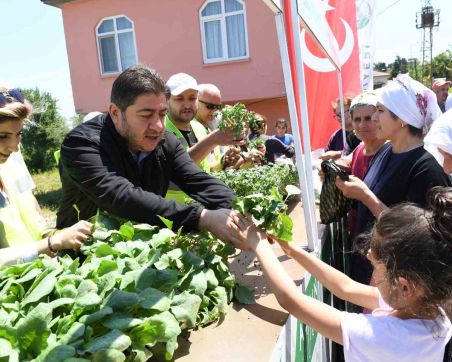 ALTINORDU BELEDİYESİ 72 MAHALLEDE 200 BİN FİDE’Yİ TOPRAKLA BULUŞTURDU