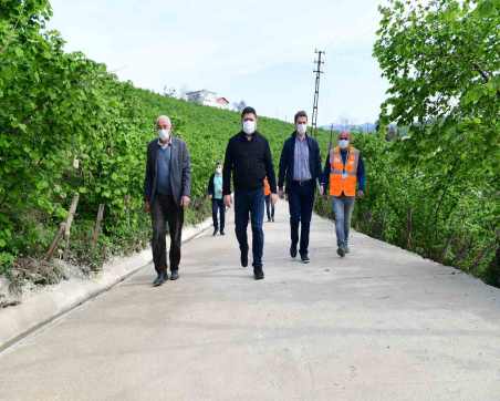 ALTINORDU BELEDİYESİ MAHALLELERİ KONFORLU VE GÜVENLİ YOL AĞLARIYLA ÖRÜYOR