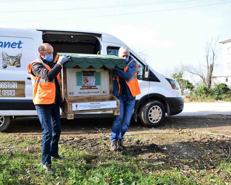 ALTINORDU BELEDİYESİNDEN HEM ÇEVRE HEM DE HAYVAN DOSTU PROJE