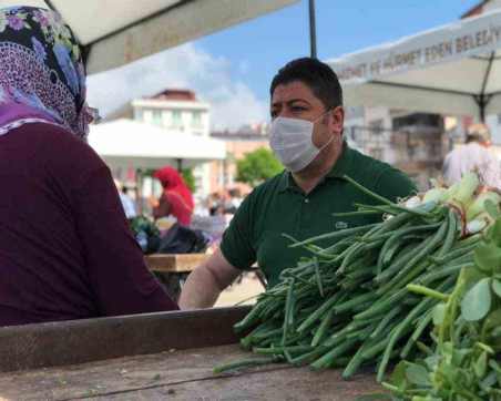 GELENEKSEL DOĞAL KÖY PAZARI KAPILARINI YENİDEN AÇTI