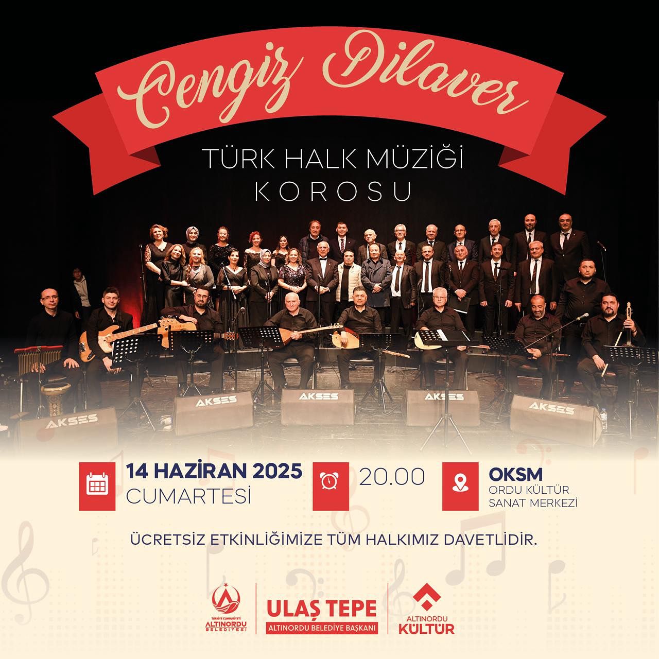 ALTINORDU’DA TÜRKÜLER YANKILANACAK