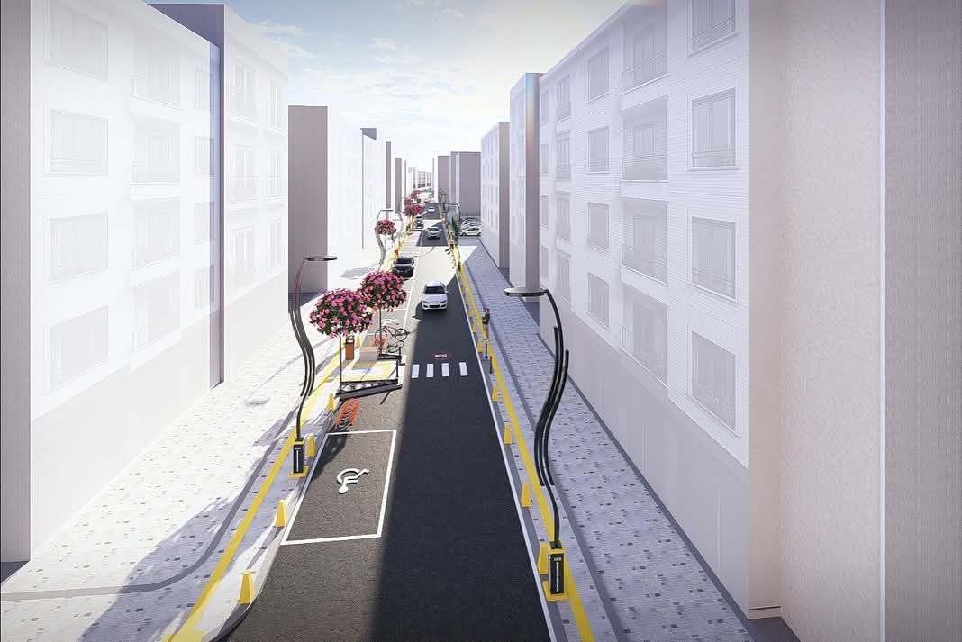 YENİ MAHALLE 303’ÜNCÜ SOKAĞIN PROJESİ GÖRÜCÜYE ÇIKTI