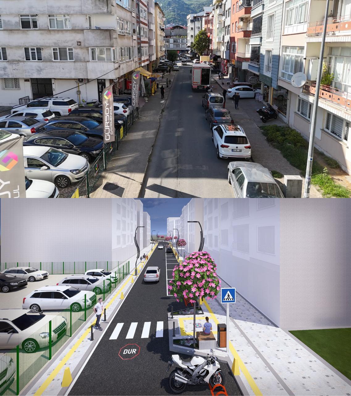 YENİ MAHALLE 303’ÜNCÜ SOKAĞIN PROJESİ GÖRÜCÜYE ÇIKTI