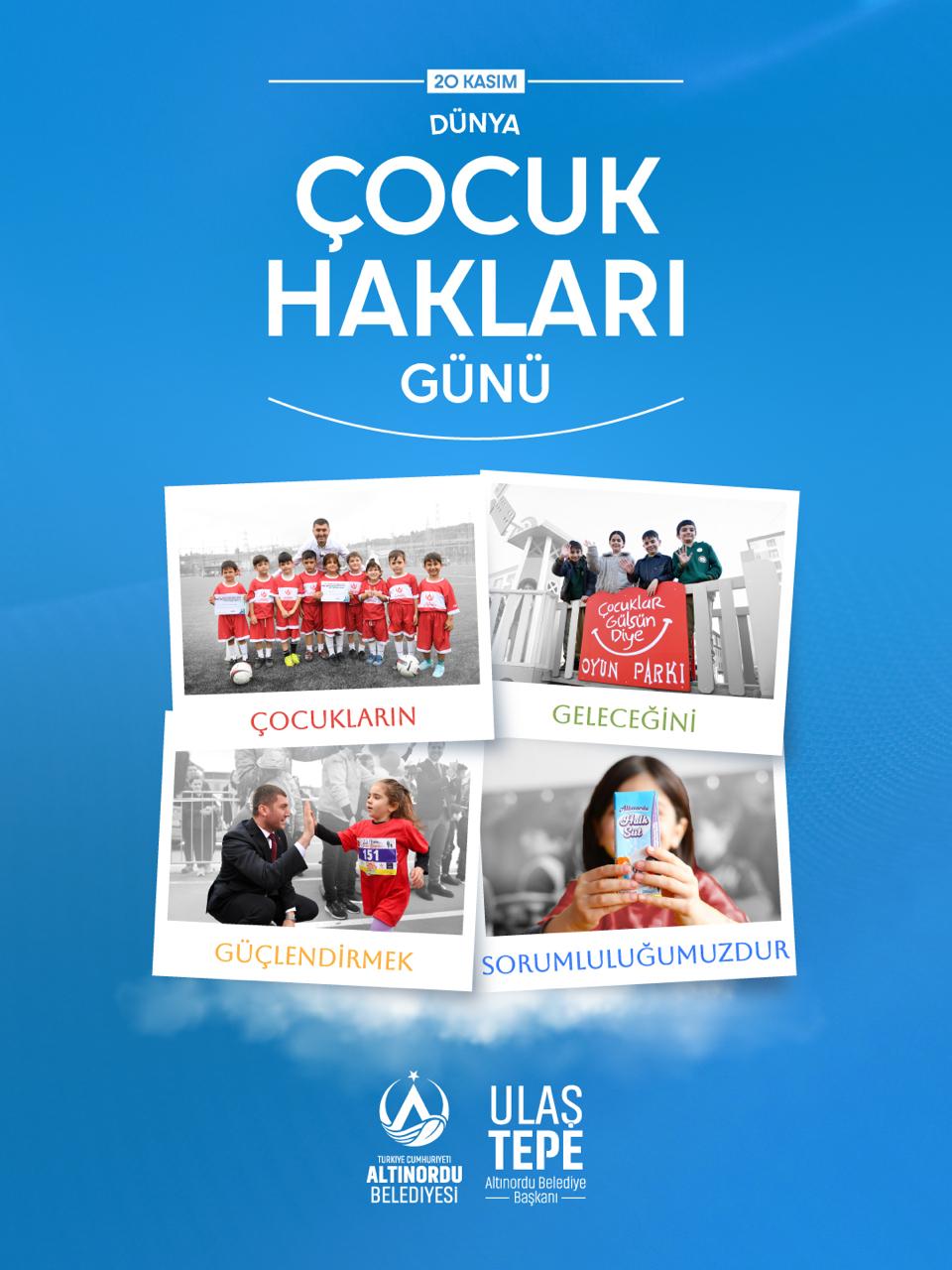 BAŞKAN TEPE’DEN DÜNYA ÇOCUK HAKLARI GÜNÜ MESAJI