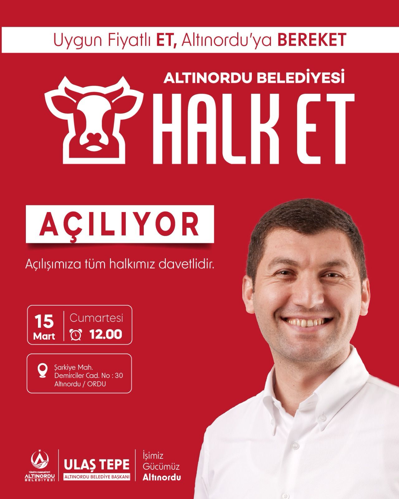 HALK ET CUMARTESİ GÜNÜ AÇILIYOR