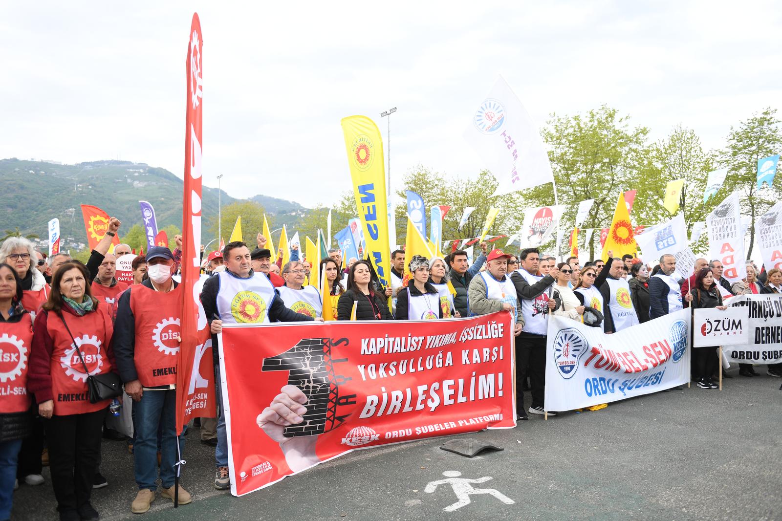 BAŞKAN TEPE'DEN 1 MAYIS'A DESTEK