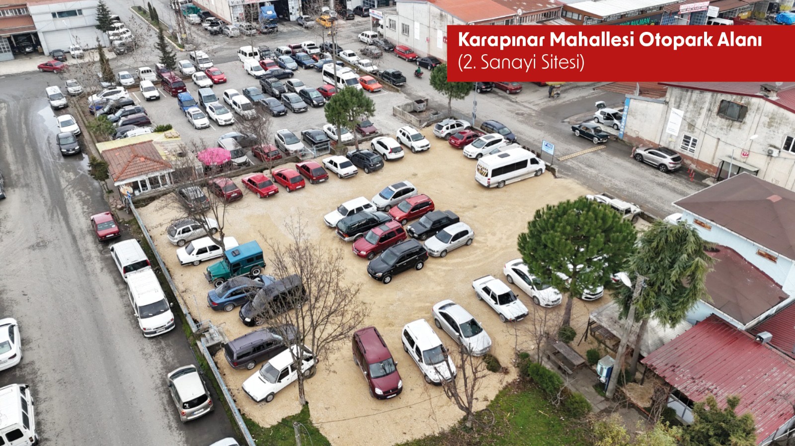 ALTINORDU’DA ATIL ALANLAR GEÇİCİ OTOPARK ALANI YAPILIYOR