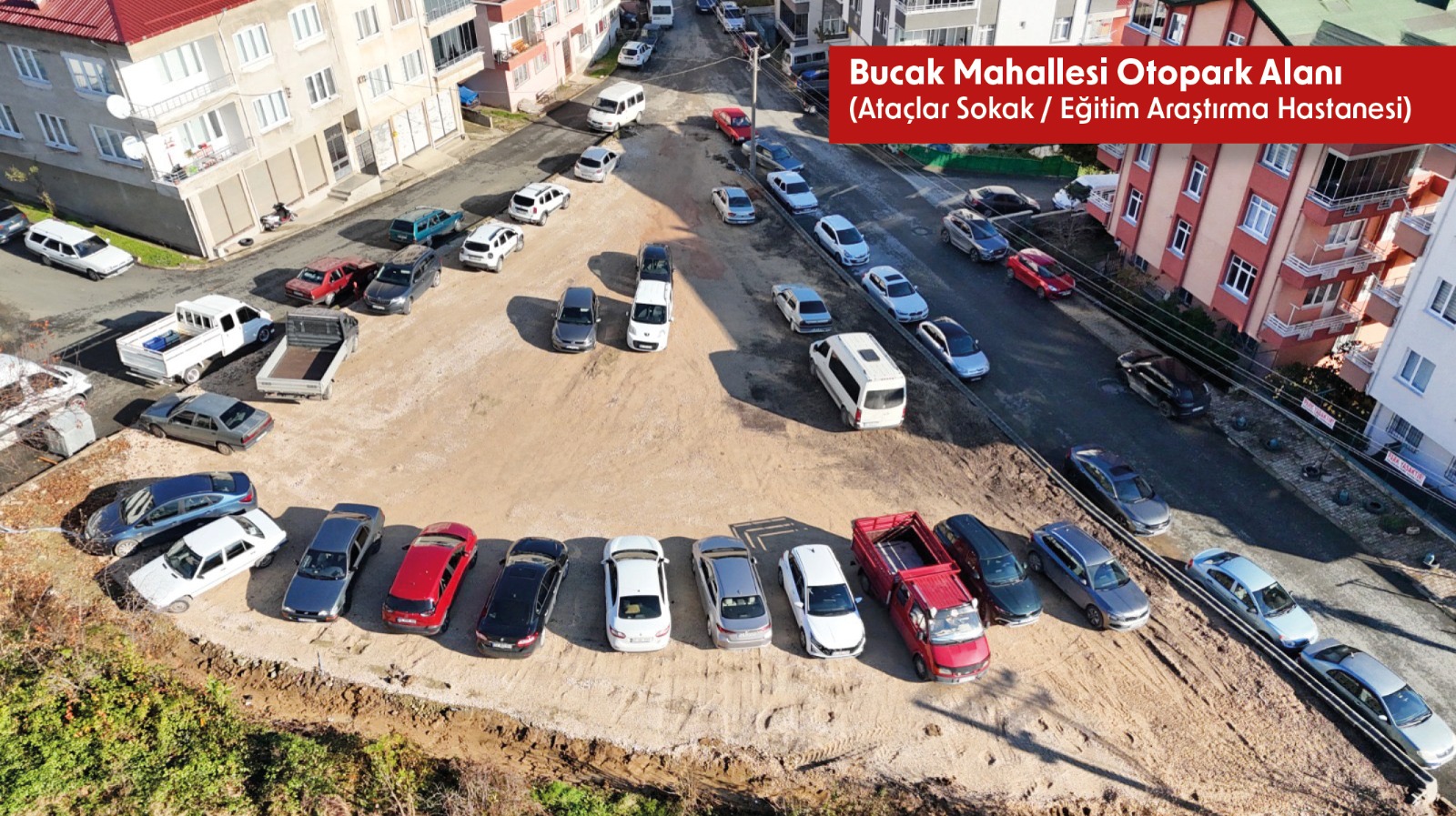 ALTINORDU’DA ATIL ALANLAR GEÇİCİ OTOPARK ALANI YAPILIYOR