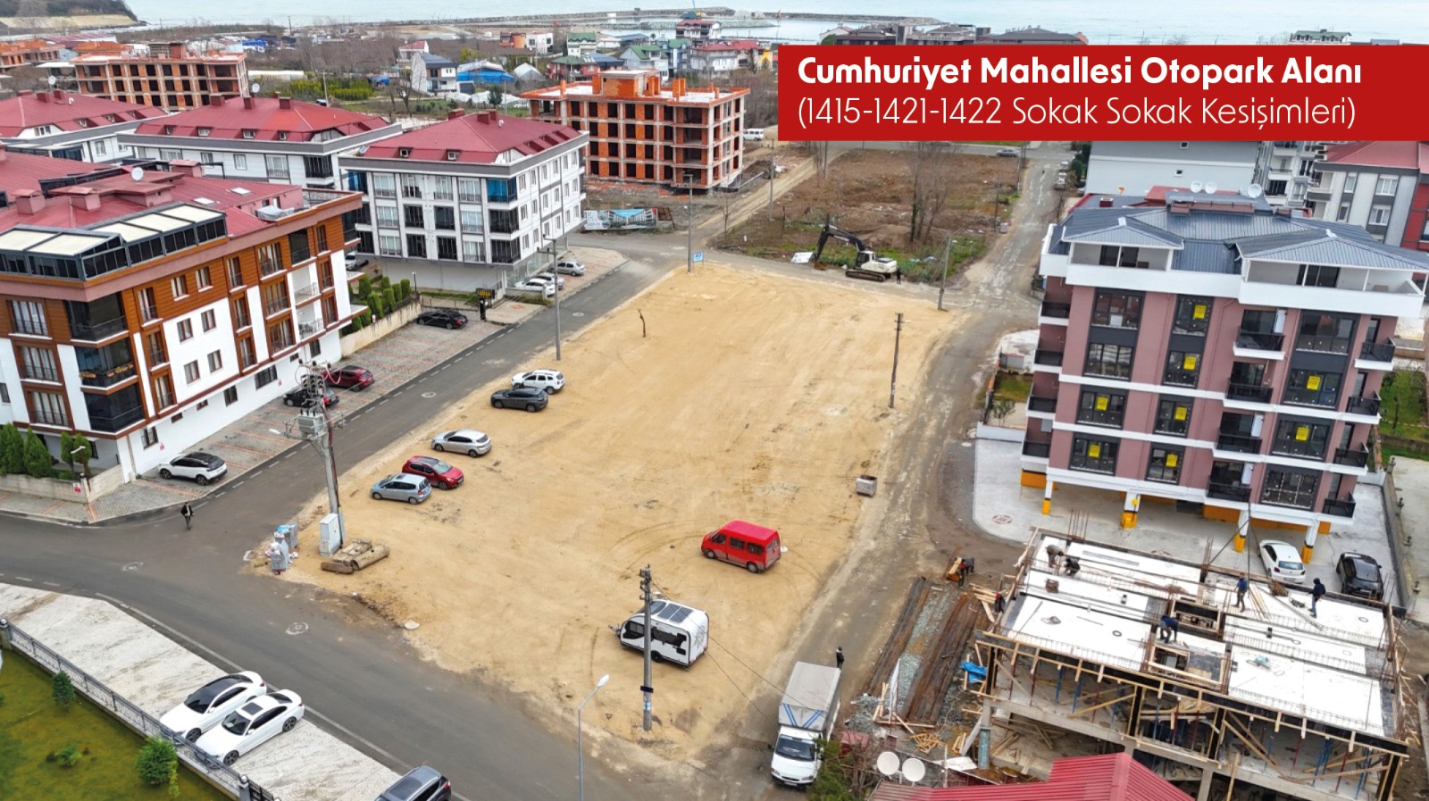 ALTINORDU’DA ATIL ALANLAR GEÇİCİ OTOPARK ALANI YAPILIYOR
