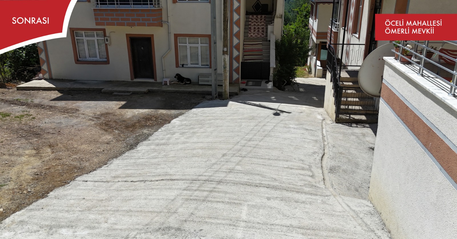 BAŞKAN TEPE, ENGELLİ VATANDAŞIN YOL HASRETİNİ SONA ERDİRDİ